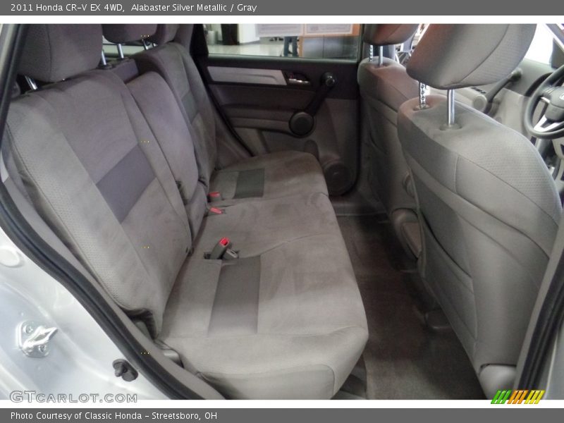 Alabaster Silver Metallic / Gray 2011 Honda CR-V EX 4WD