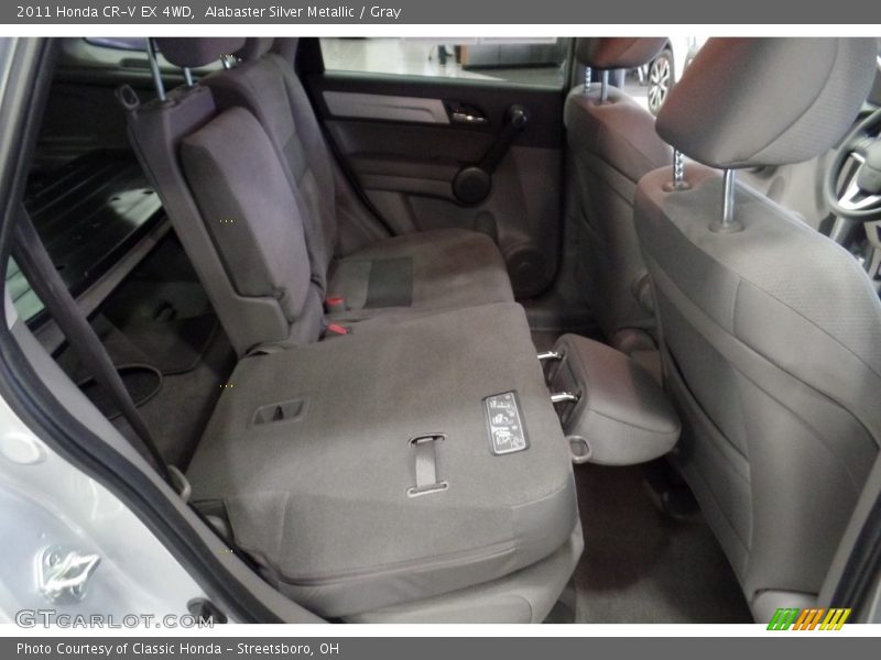 Alabaster Silver Metallic / Gray 2011 Honda CR-V EX 4WD