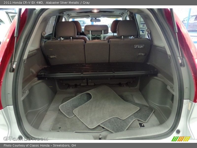 Alabaster Silver Metallic / Gray 2011 Honda CR-V EX 4WD