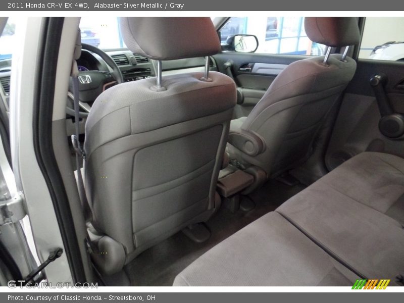 Alabaster Silver Metallic / Gray 2011 Honda CR-V EX 4WD