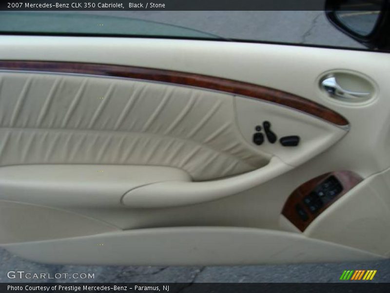 Black / Stone 2007 Mercedes-Benz CLK 350 Cabriolet