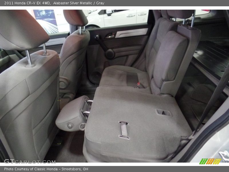 Alabaster Silver Metallic / Gray 2011 Honda CR-V EX 4WD