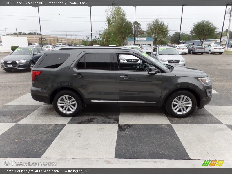 Magnetic / Ebony Black 2017 Ford Explorer XLT