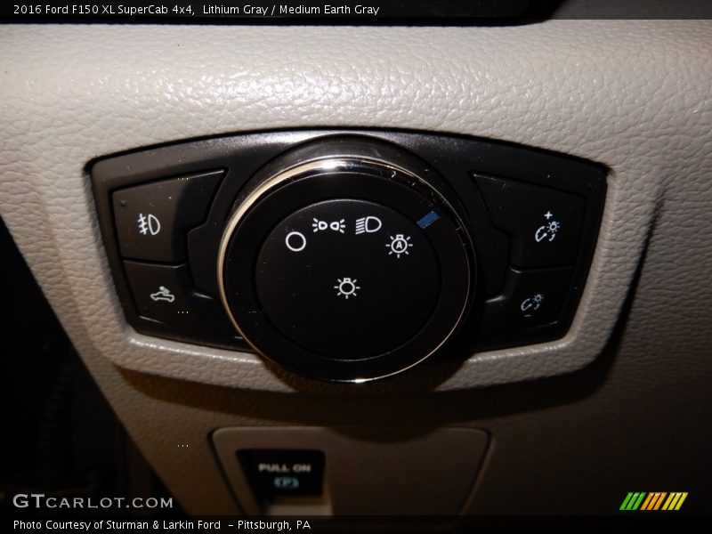 Lithium Gray / Medium Earth Gray 2016 Ford F150 XL SuperCab 4x4