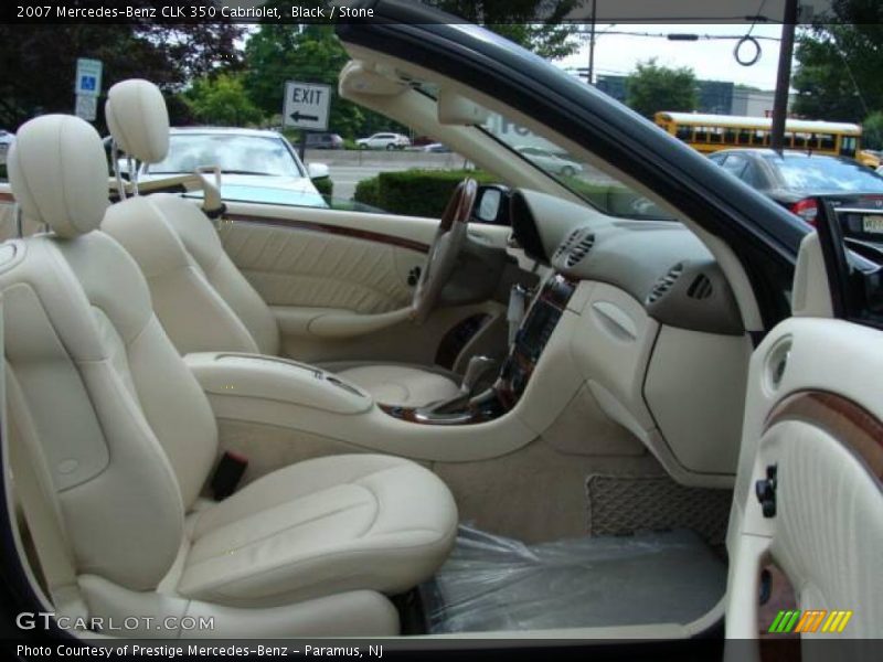 Black / Stone 2007 Mercedes-Benz CLK 350 Cabriolet
