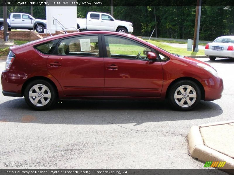 Salsa Red Pearl / Ivory/Brown 2005 Toyota Prius Hybrid