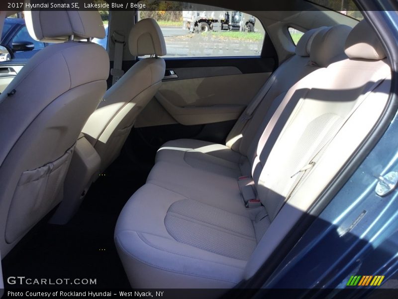 Lakeside Blue / Beige 2017 Hyundai Sonata SE