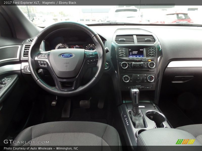 Magnetic / Ebony Black 2017 Ford Explorer XLT