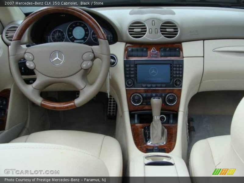Black / Stone 2007 Mercedes-Benz CLK 350 Cabriolet