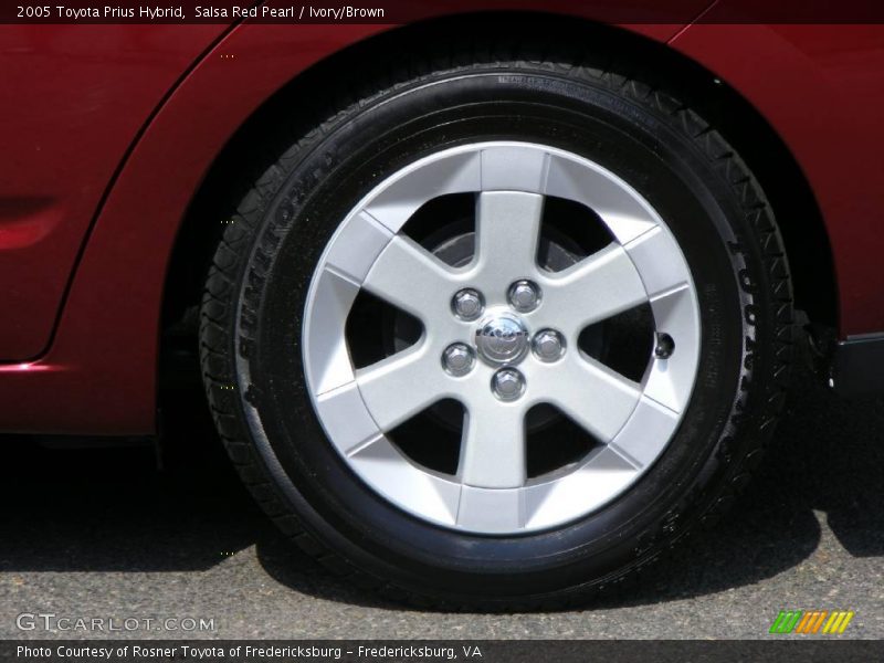 Salsa Red Pearl / Ivory/Brown 2005 Toyota Prius Hybrid