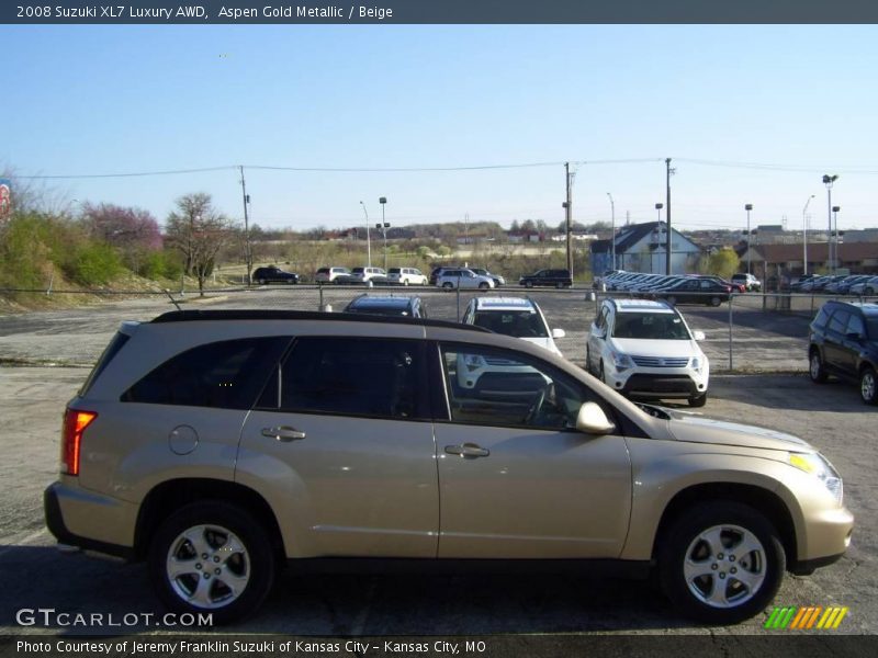 Aspen Gold Metallic / Beige 2008 Suzuki XL7 Luxury AWD