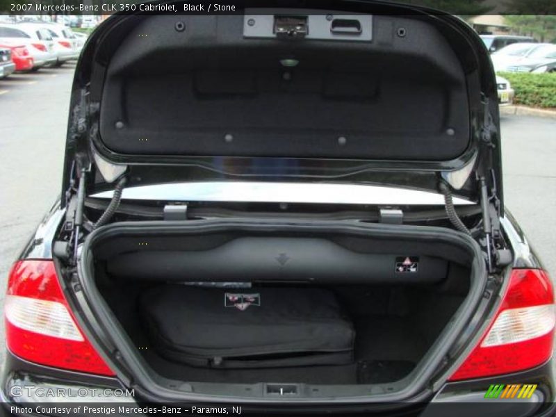 Black / Stone 2007 Mercedes-Benz CLK 350 Cabriolet