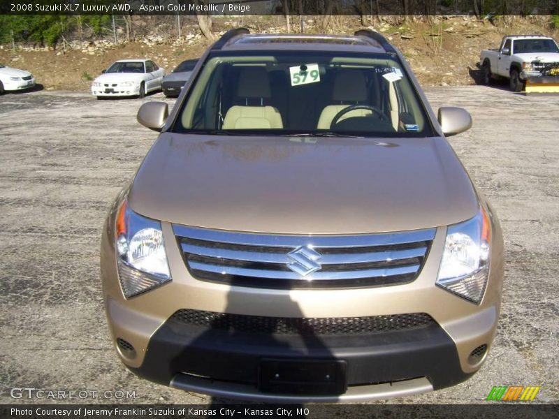 Aspen Gold Metallic / Beige 2008 Suzuki XL7 Luxury AWD
