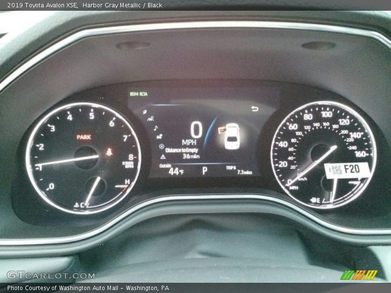 Harbor Gray Metallic / Black 2019 Toyota Avalon XSE