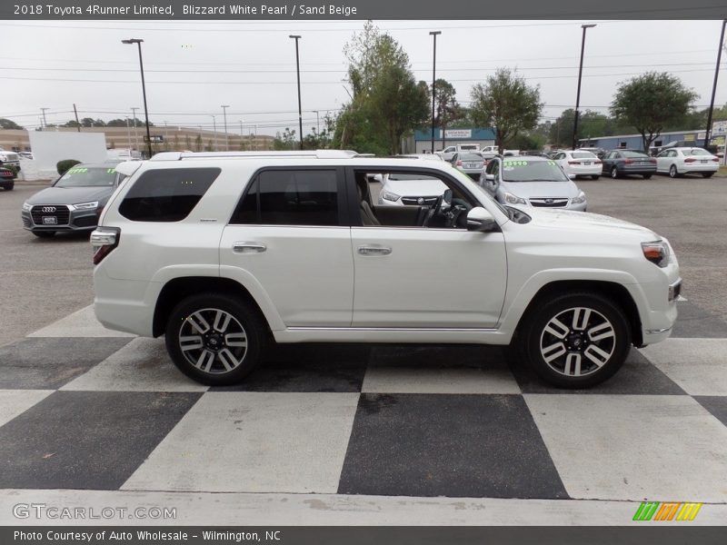 Blizzard White Pearl / Sand Beige 2018 Toyota 4Runner Limited