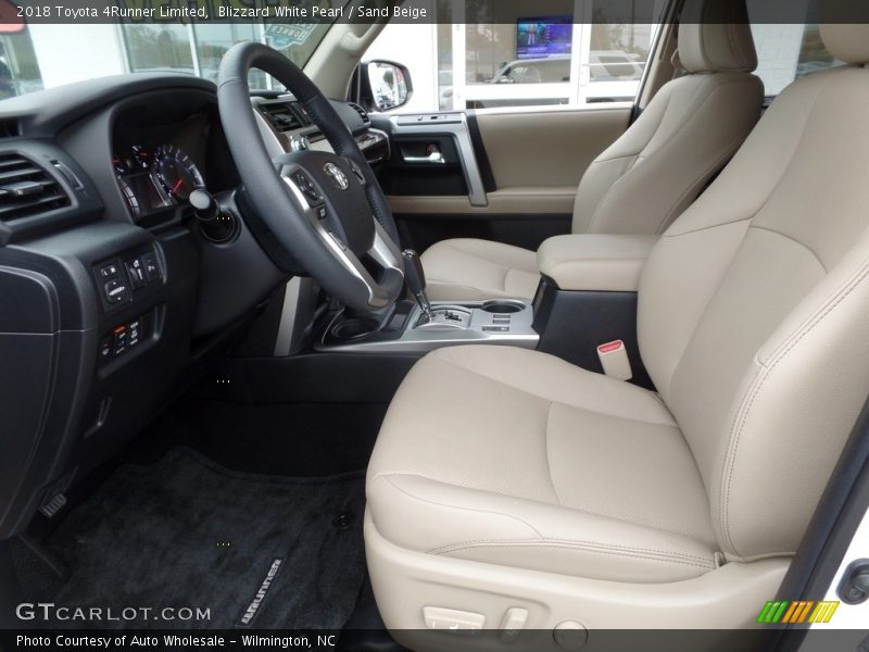 Blizzard White Pearl / Sand Beige 2018 Toyota 4Runner Limited