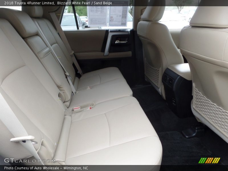 Blizzard White Pearl / Sand Beige 2018 Toyota 4Runner Limited