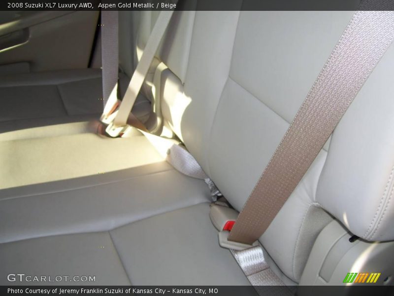 Aspen Gold Metallic / Beige 2008 Suzuki XL7 Luxury AWD