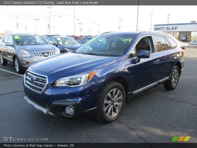 Lapis Blue Pearl / Java Brown 2017 Subaru Outback 2.5i Touring