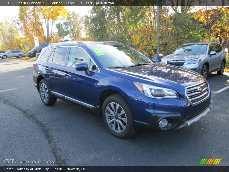 Lapis Blue Pearl / Java Brown 2017 Subaru Outback 2.5i Touring