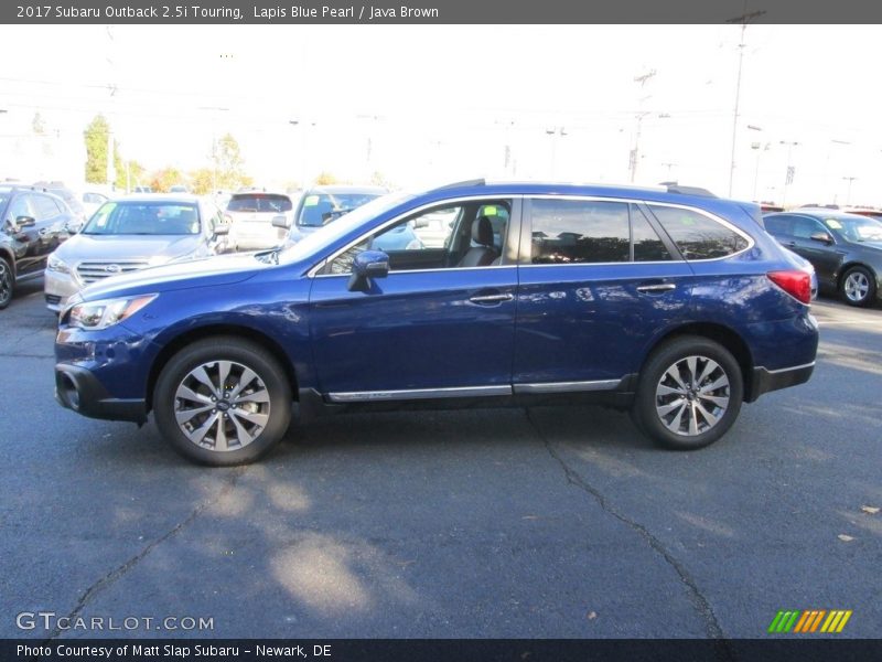 Lapis Blue Pearl / Java Brown 2017 Subaru Outback 2.5i Touring