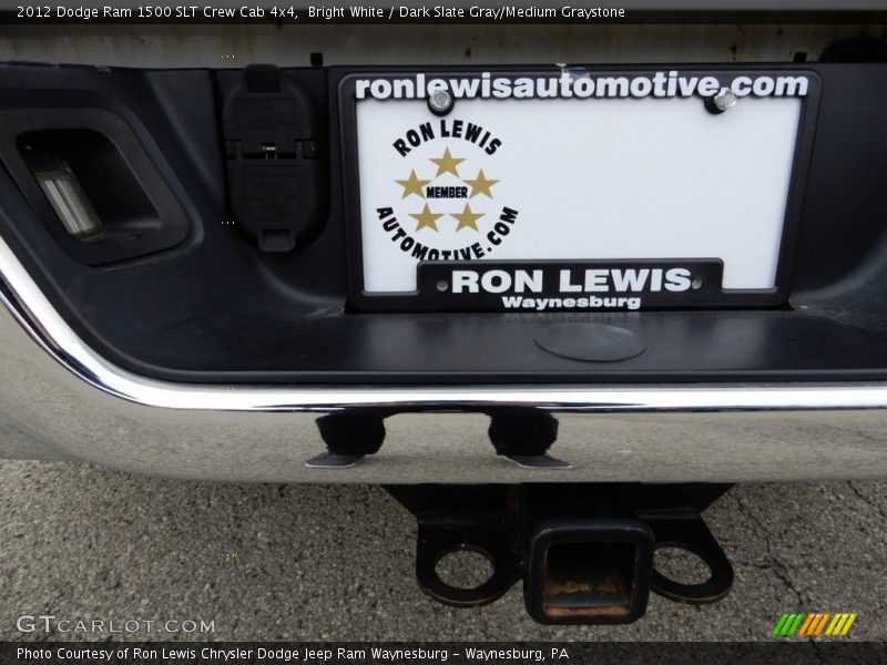 Bright White / Dark Slate Gray/Medium Graystone 2012 Dodge Ram 1500 SLT Crew Cab 4x4