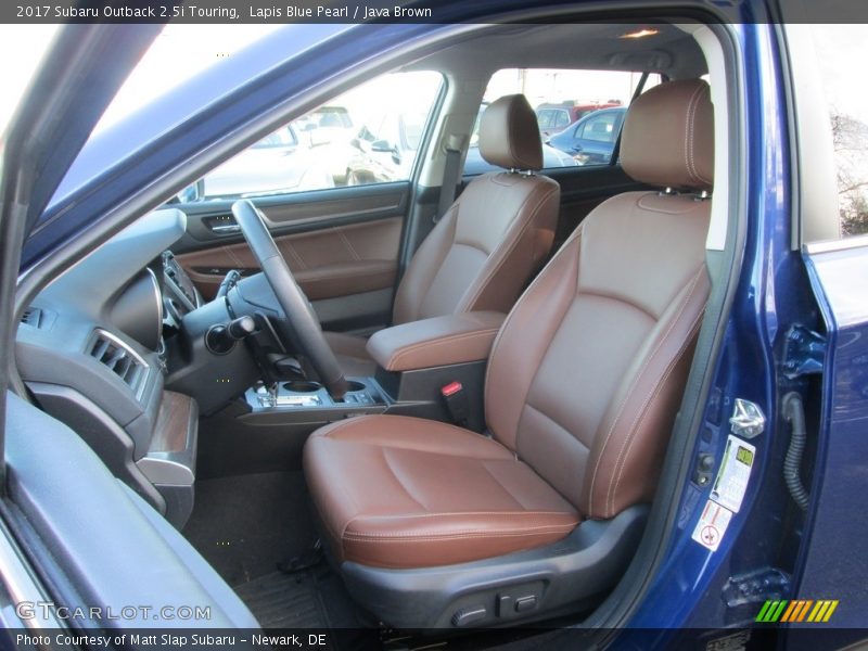 Lapis Blue Pearl / Java Brown 2017 Subaru Outback 2.5i Touring