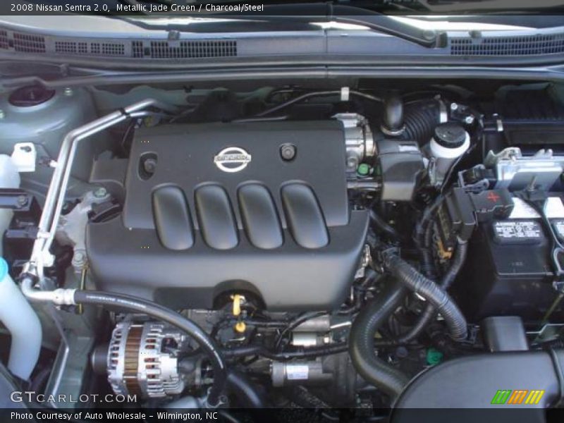 Metallic Jade Green / Charcoal/Steel 2008 Nissan Sentra 2.0