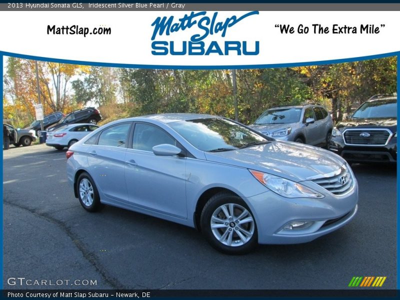 Iridescent Silver Blue Pearl / Gray 2013 Hyundai Sonata GLS