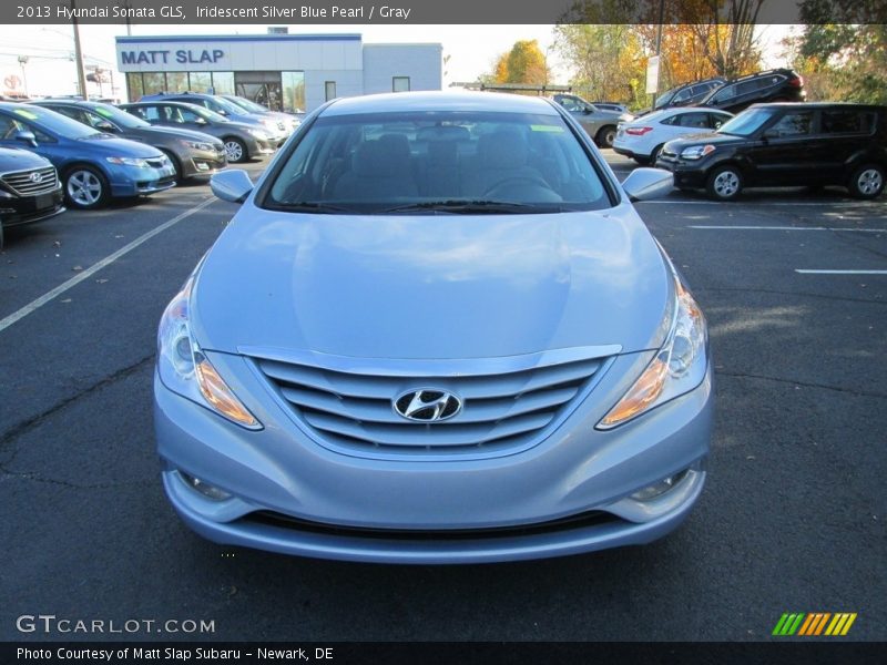 Iridescent Silver Blue Pearl / Gray 2013 Hyundai Sonata GLS