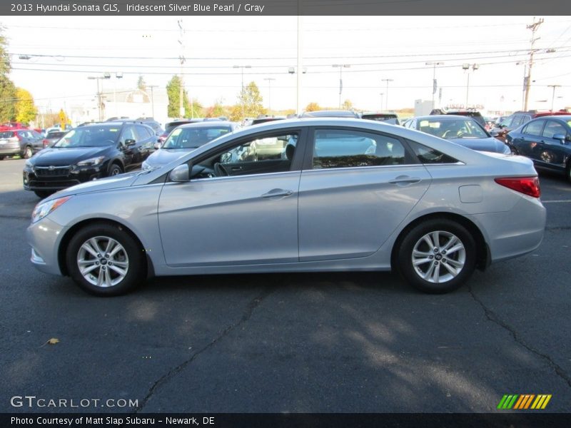 Iridescent Silver Blue Pearl / Gray 2013 Hyundai Sonata GLS