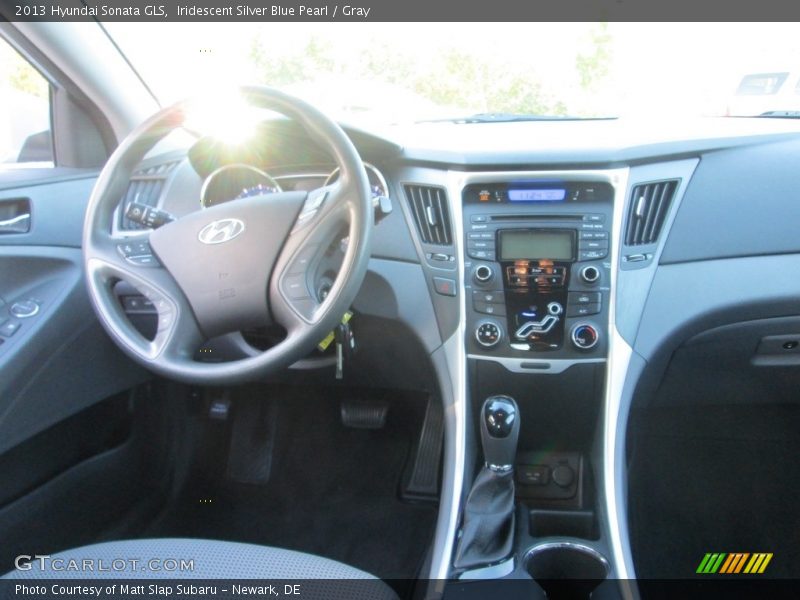 Iridescent Silver Blue Pearl / Gray 2013 Hyundai Sonata GLS