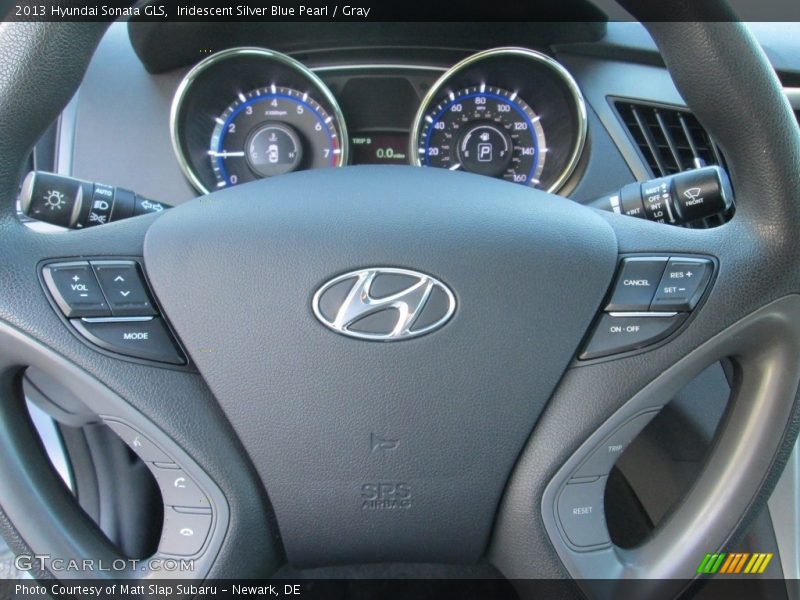 Iridescent Silver Blue Pearl / Gray 2013 Hyundai Sonata GLS