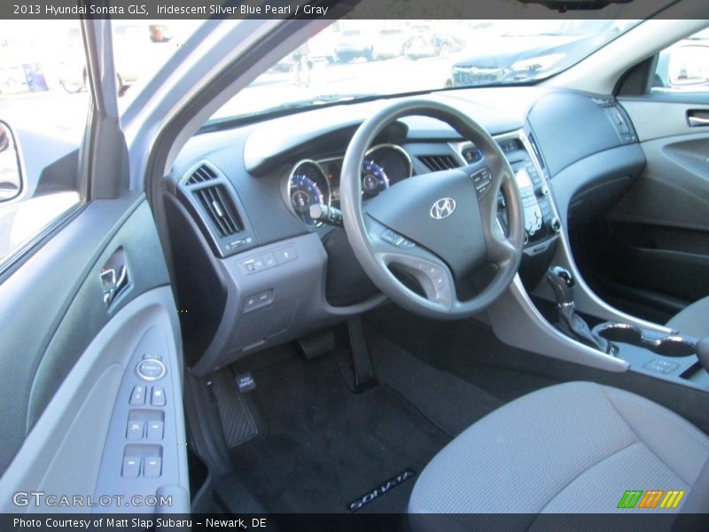 Iridescent Silver Blue Pearl / Gray 2013 Hyundai Sonata GLS