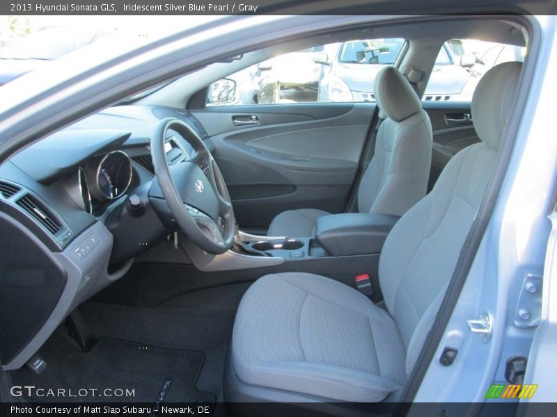 Iridescent Silver Blue Pearl / Gray 2013 Hyundai Sonata GLS