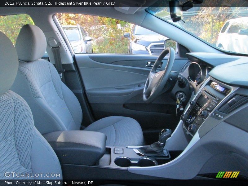 Iridescent Silver Blue Pearl / Gray 2013 Hyundai Sonata GLS