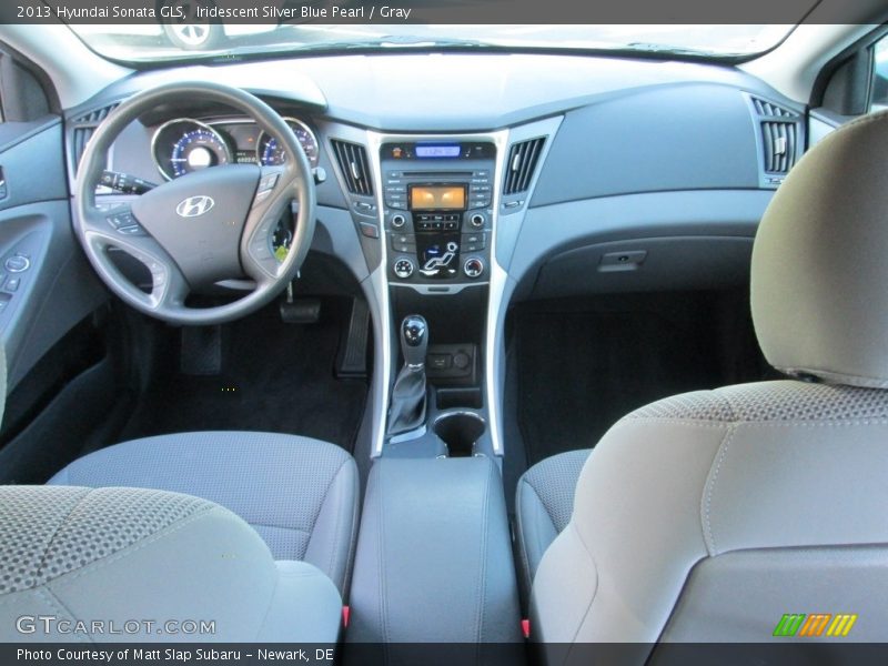 Iridescent Silver Blue Pearl / Gray 2013 Hyundai Sonata GLS