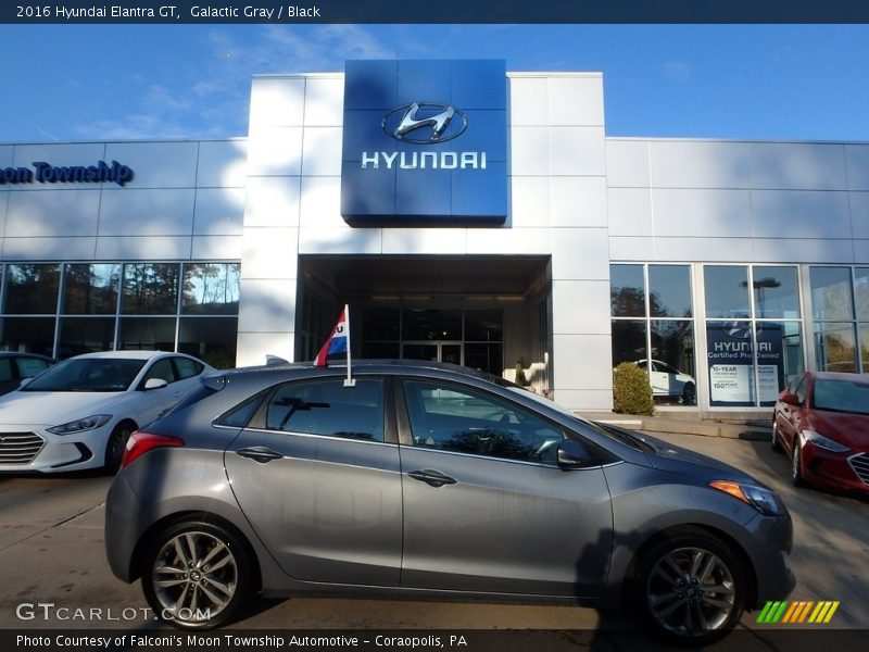 Galactic Gray / Black 2016 Hyundai Elantra GT