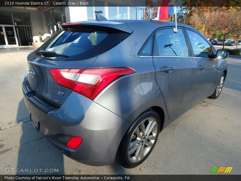 Galactic Gray / Black 2016 Hyundai Elantra GT