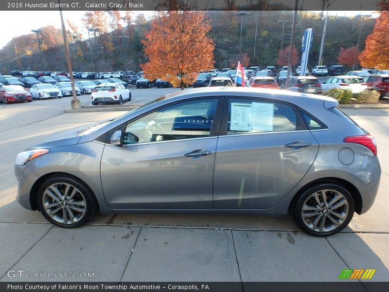 Galactic Gray / Black 2016 Hyundai Elantra GT
