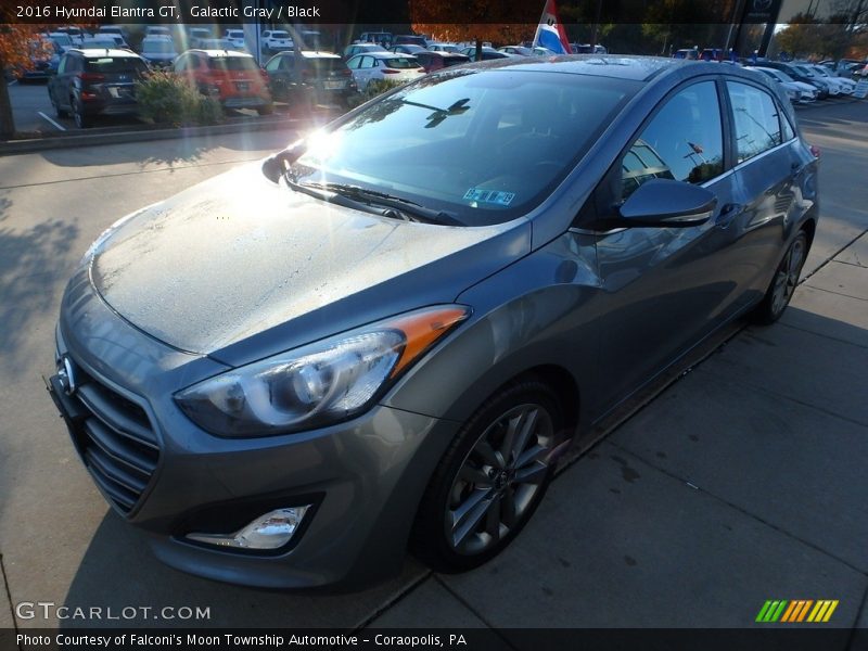 Galactic Gray / Black 2016 Hyundai Elantra GT