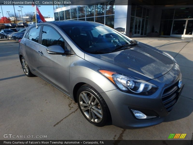 Galactic Gray / Black 2016 Hyundai Elantra GT