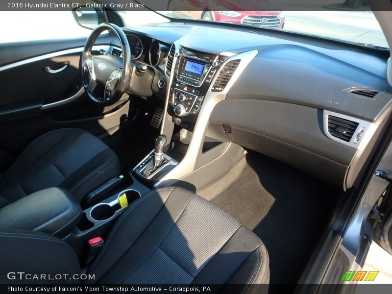 Galactic Gray / Black 2016 Hyundai Elantra GT