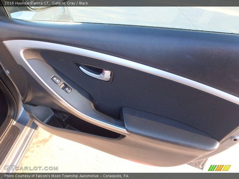 Galactic Gray / Black 2016 Hyundai Elantra GT