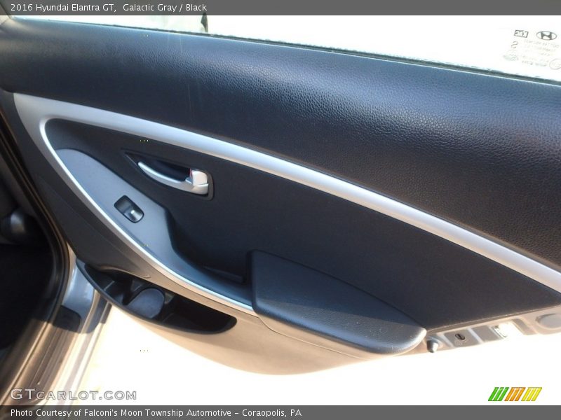Galactic Gray / Black 2016 Hyundai Elantra GT