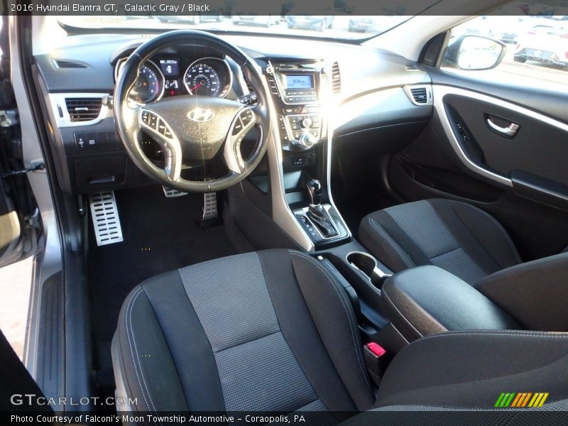 Galactic Gray / Black 2016 Hyundai Elantra GT