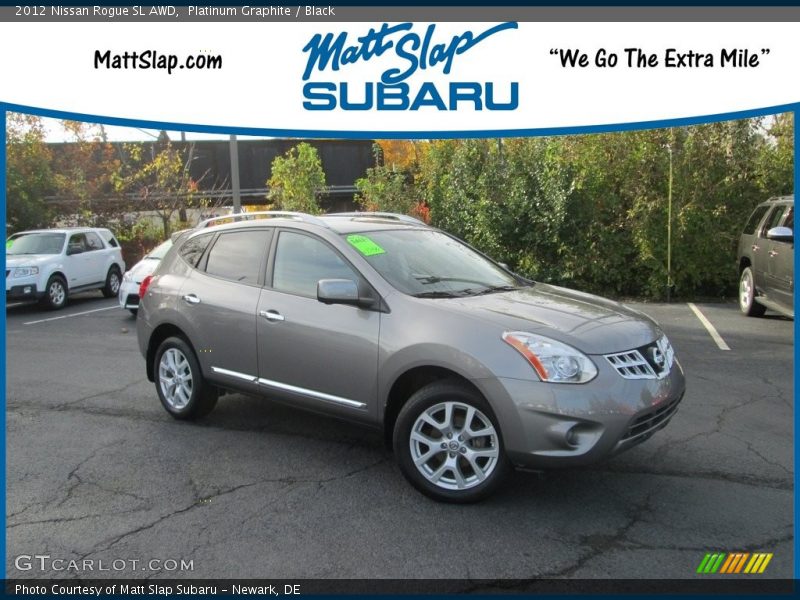 Platinum Graphite / Black 2012 Nissan Rogue SL AWD