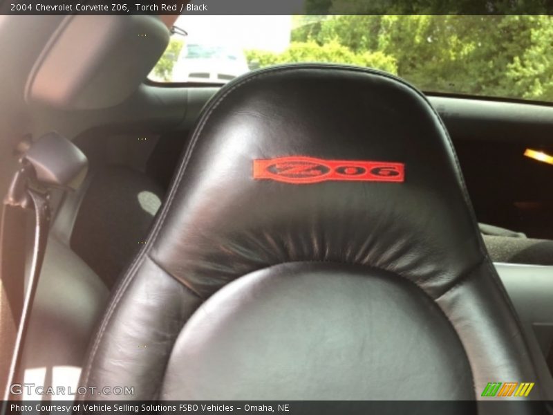 Torch Red / Black 2004 Chevrolet Corvette Z06