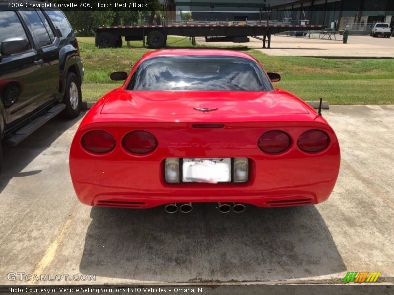 Torch Red / Black 2004 Chevrolet Corvette Z06