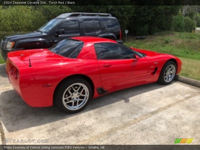 Torch Red / Black 2004 Chevrolet Corvette Z06